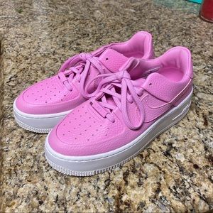 Pink Nike AF1s